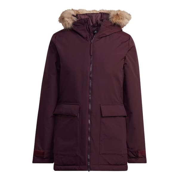 Adidas Jacka Utilitas Parka Röd M Kvinna