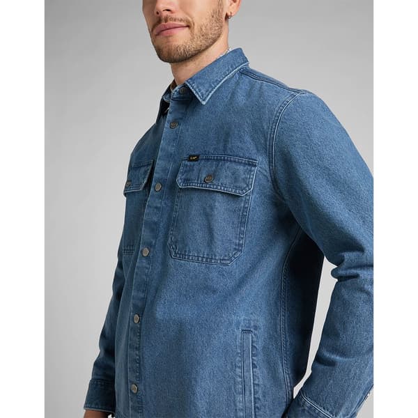 Lee Overshirt Workwear Blå 2XL / Regular Mand