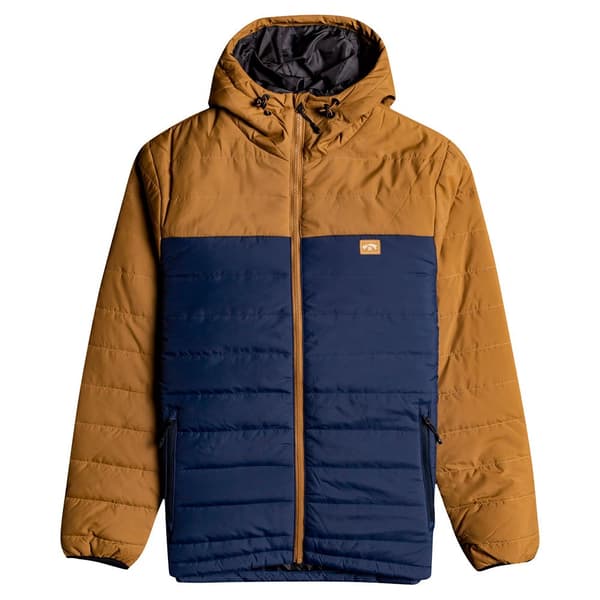 Billabong Jakke Surf Check Puff Brun M Mand