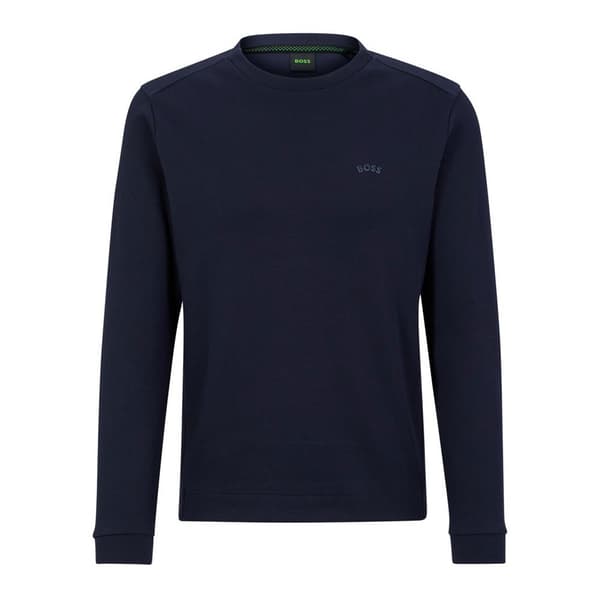 Boss Sweater Salbo Curved 10241786 01 Blå XL Mand
