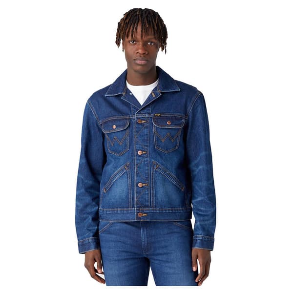 Wrangler Denimjakke 124mj Blå L Mand
