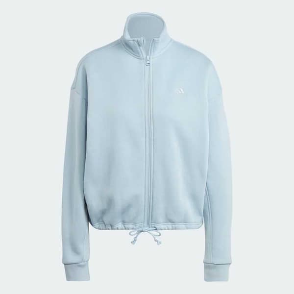 Adidas Jacka All Szn Fleece Blå L Kvinna
