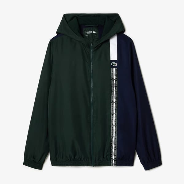 Lacoste Jakke Bh1041-00 Grøn L Mand