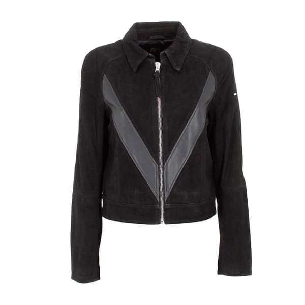 Superdry Jakke Gig Leather Sort XL Kvinde
