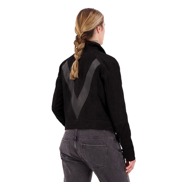 Superdry Jakke Gig Leather Sort XL Kvinde