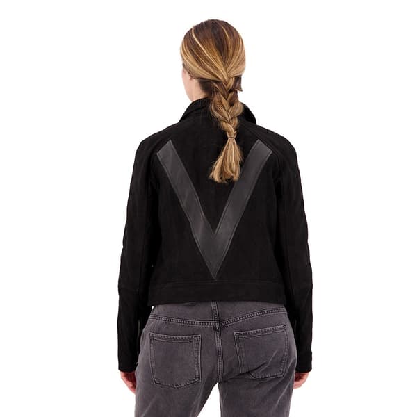 Superdry Jakke Gig Leather Sort XL Kvinde
