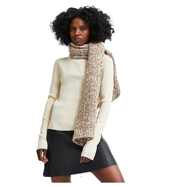 Selected O Neck Tröja Amelia Beige L Kvinna