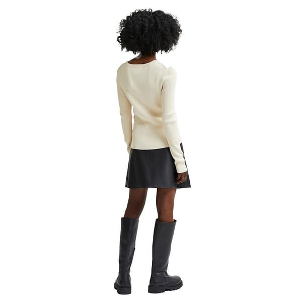Selected O Neck Tröja Amelia Beige L Kvinna