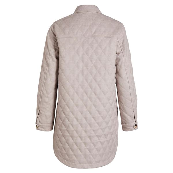 Object Lång Quiltad Jacka Vera Owen Beige 40 Kvinna