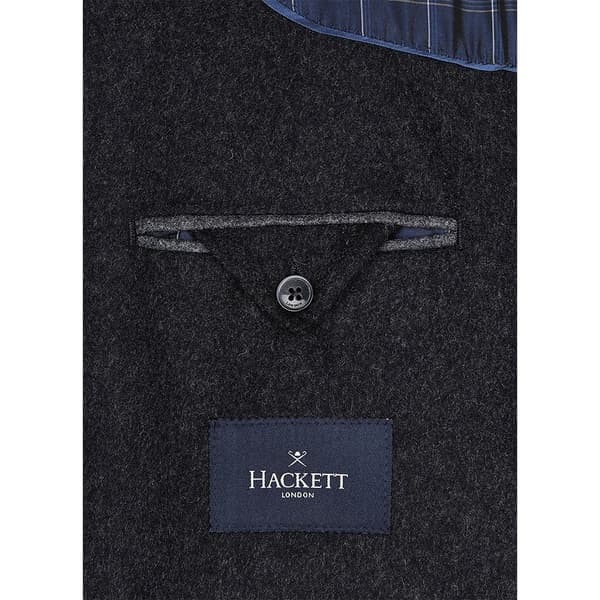 Hackett Jakke Plain Wool Cash Sort 42 / 32 Mand