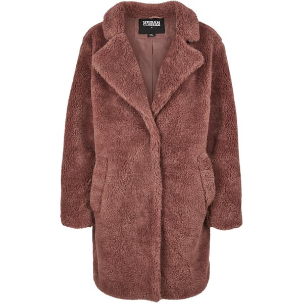 Urban Classics Sherpa Parka Oversized Rosa M Kvinna