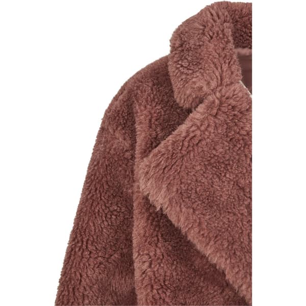 Urban Classics Sherpa Parka Oversized Rosa M Kvinna
