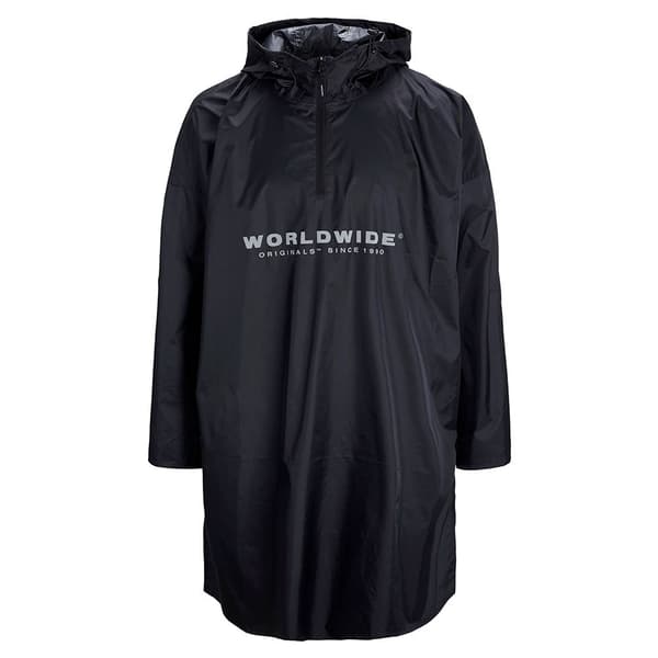 Jack & Jones Regnjakke Solar Poncho Sort L Mand
