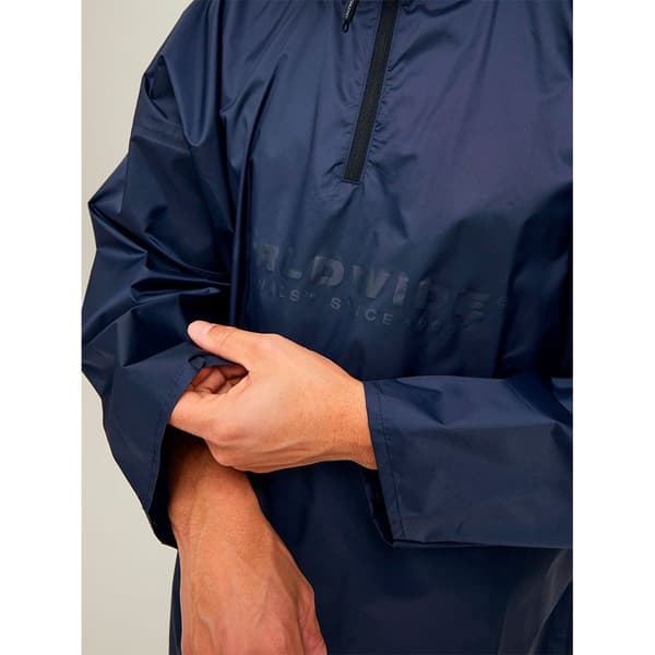 Jack & Jones Regnrock Solar Poncho Blå L Man