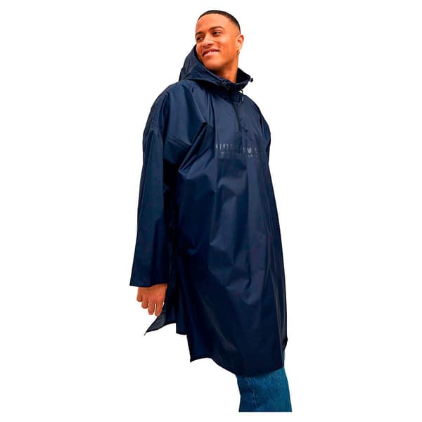 Jack & Jones Sadetakki Solar Poncho Sininen S Mies
