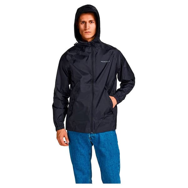 Jack & Jones Regnjakke Solar Sort M Mand