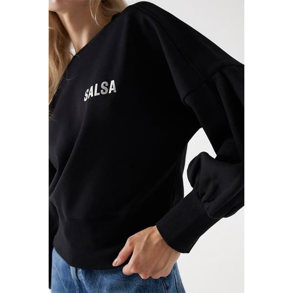 Salsa Jeans Tröja 21007109 Svart S Kvinna