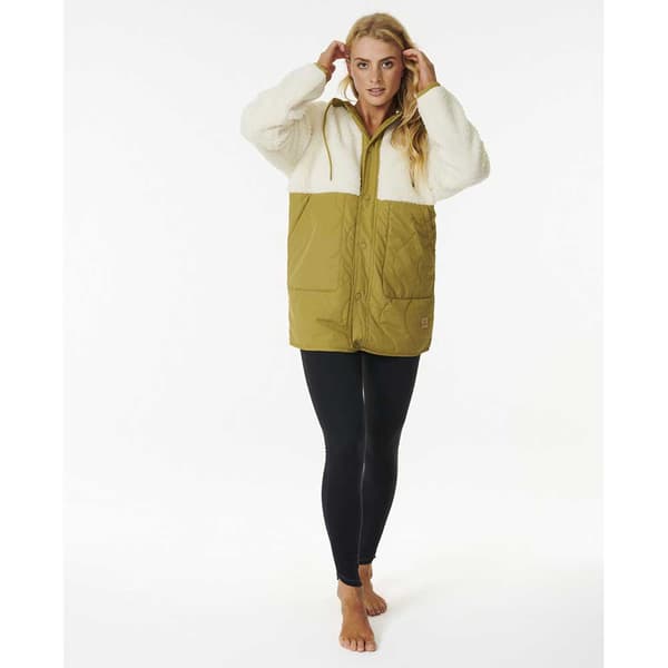 Rip Curl Jacka Hotchkiss Grönt XS Kvinna