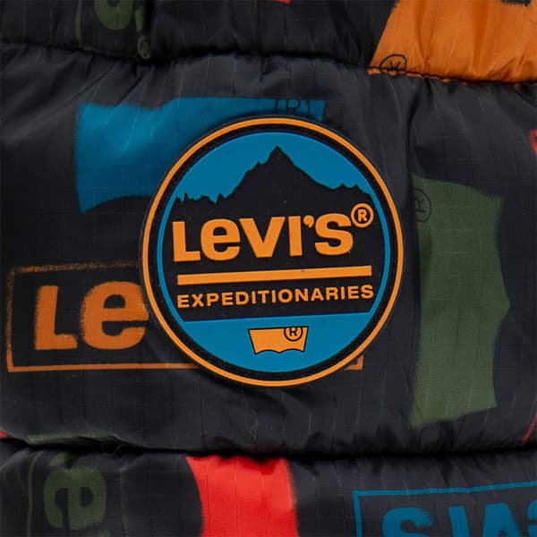 Levi´s ® Kids Core Aop Pufferjakke Flerfarvet 16 Years Dreng