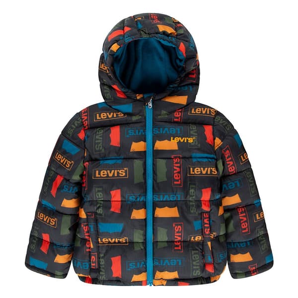 Levi´s ® Kids Core Aop Pufferjakke Flerfarvet 16 Years Dreng