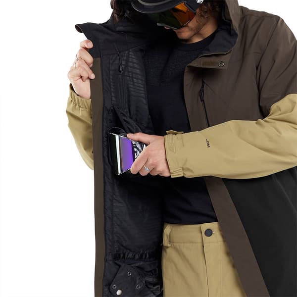 Volcom L Ins Gore-tex Jakke Brun S Mand