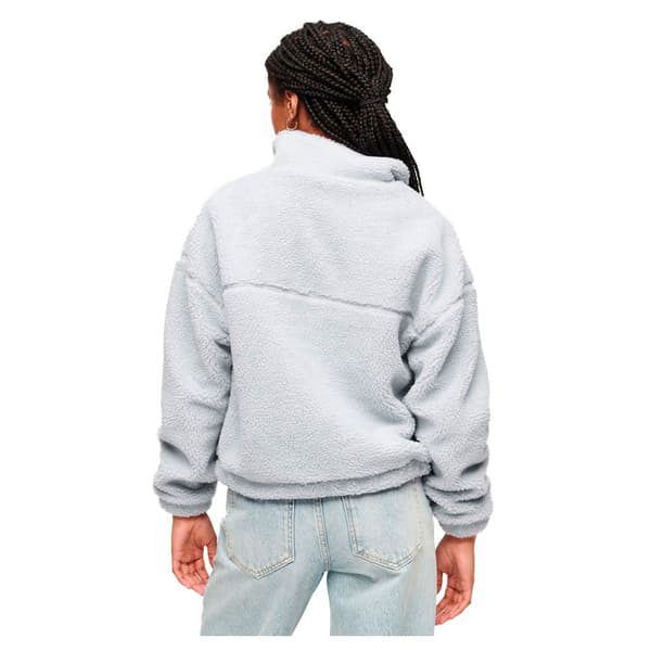 Superdry Tröja Med Halv Dragkedja Embroidered Borg Lila 2XS Kvinna