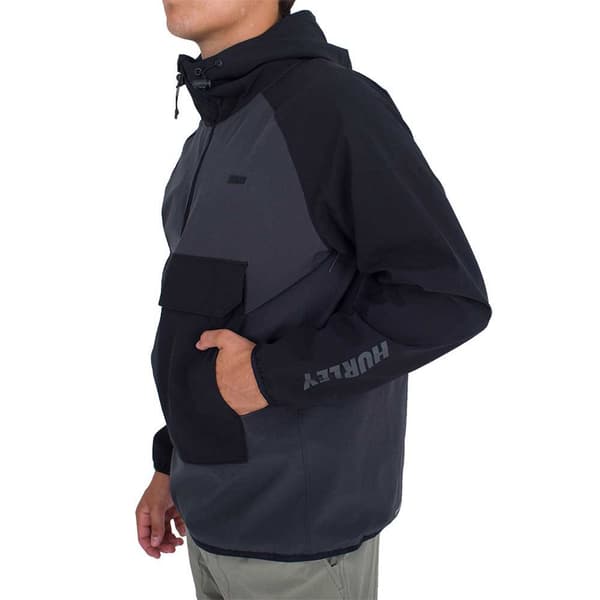 Hurley Jacka Phantom+ Packable Grå M Man