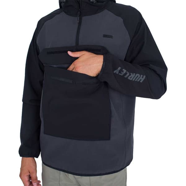 Hurley Jacka Phantom+ Packable Grå M Man