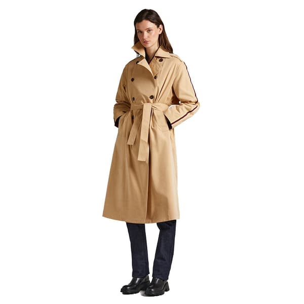 Pepe Jeans Trenchcoat Marla Beige XS Kvinna