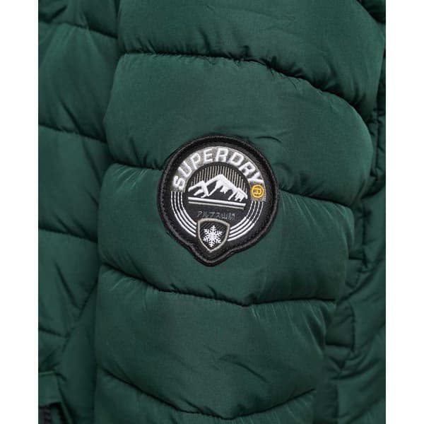 Superdry Jacka Super Long Line Fuji Grönt S Kvinna