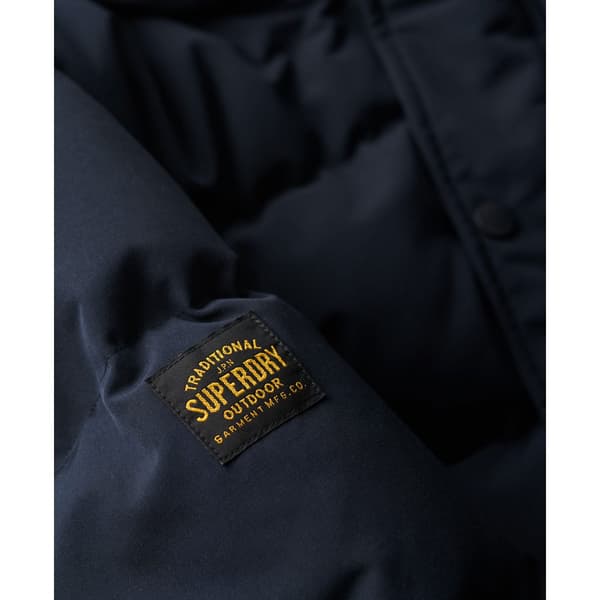 Superdry Pufferjacka Everest Short Blå XL Man
