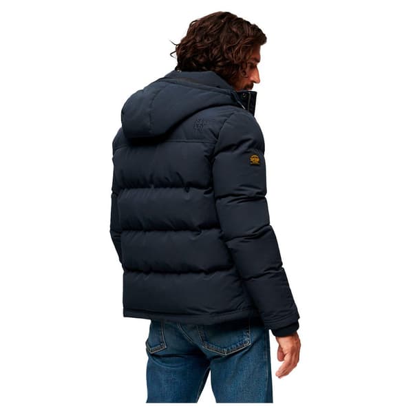 Superdry Pufferjacka Everest Short Blå XL Man