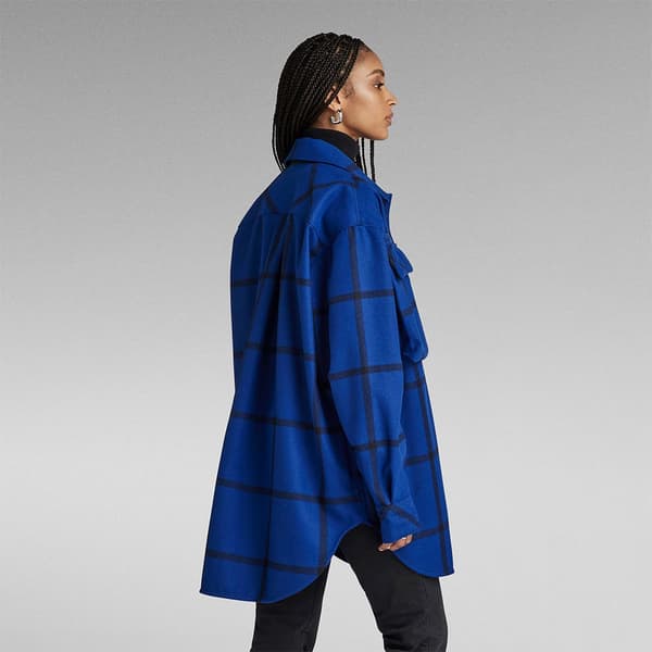 G-star Overshirt D23554-d402 Regular Fit Blå XS Kvinde