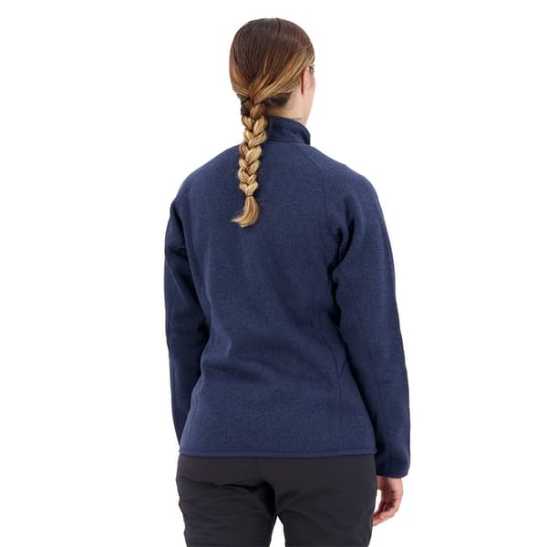 Haglofs Full Dragkedja Fleece Risberg Blå S Kvinna