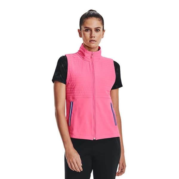 Under Armour Golf Soft Shell Vest Storm Revo Rosa XL