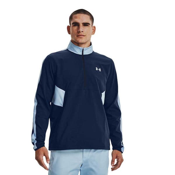 Under Armour Golf Vindjacka Half Zip Jacka Storm Windstrike Blå S