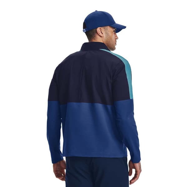 Under Armour Golf Vindjacka Half Zip Jacka Storm Windstrike Blå M