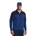 Miniatyrbillede 1 af 3: Under Armour Golf Vindjakke Med Halv Lynlås Storm Windstrike Blå XL