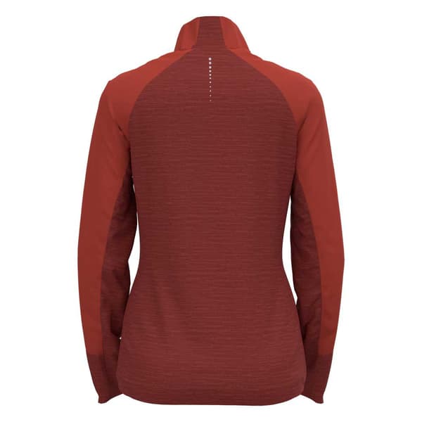 Odlo Jacka Run Easy Warm Hybrid Orange S Kvinna