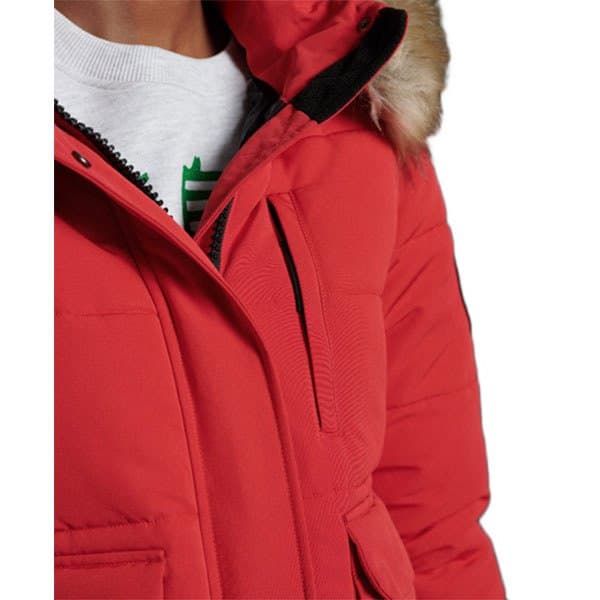 Superdry Bomberjacka Everest Röd S Kvinna