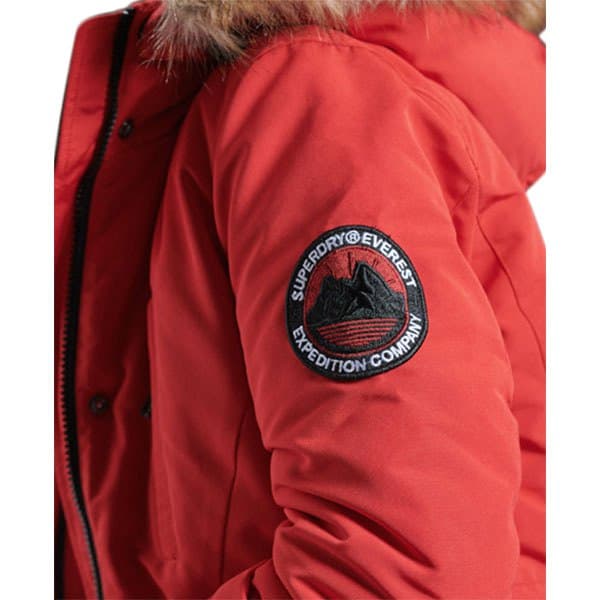 Superdry Jacka Everest Röd XS Kvinna