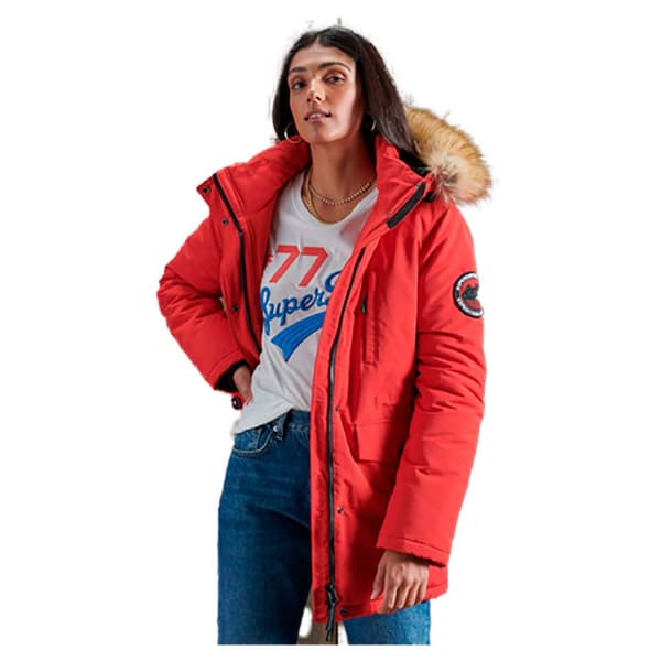 Superdry Jacka Everest Röd XS Kvinna