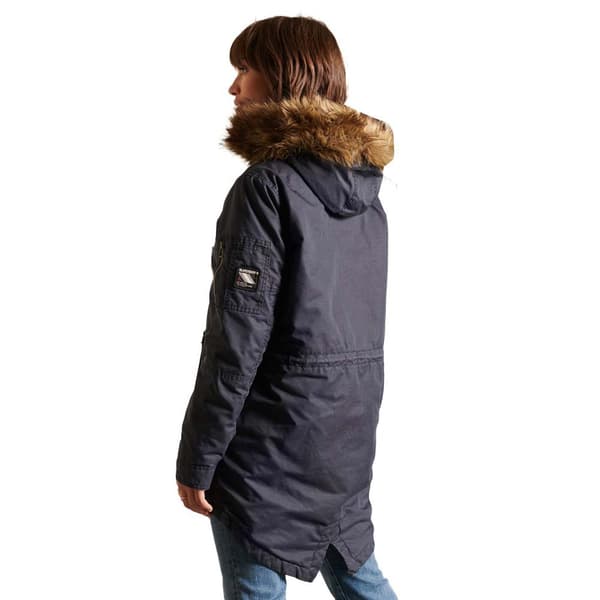 Superdry Jacka Military Fishtail Blå M Kvinna