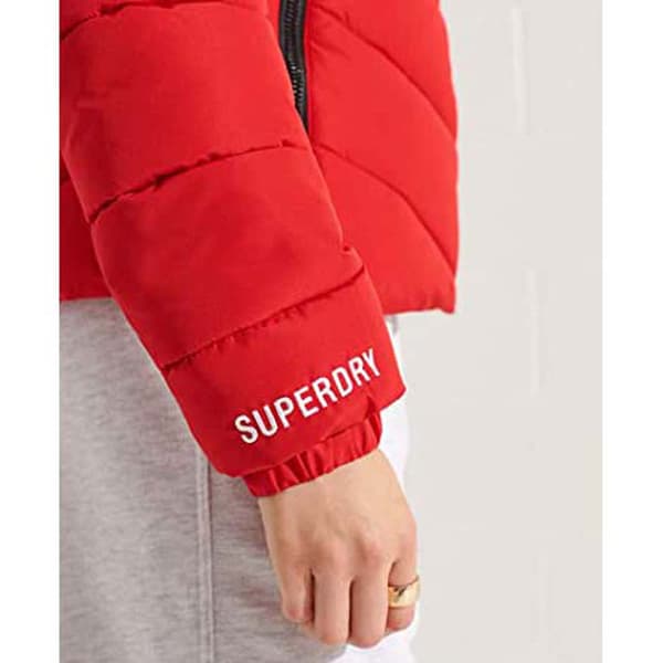 Superdry Jacka Non Sports Röd S Kvinna