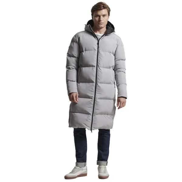 Superdry Jacka Studios Longline Duvet Grå L Man