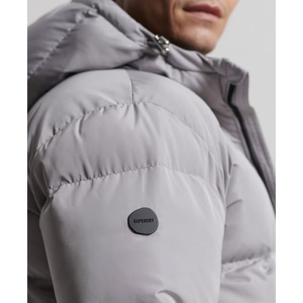 Superdry Jacka Studios Longline Duvet Grå L Man