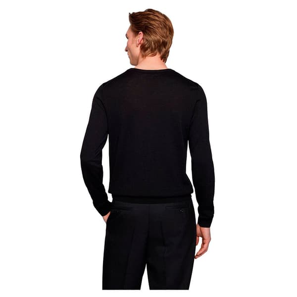 Boss V-hals Sweater Melba-p Sort L Mand
