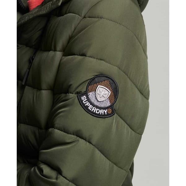 Superdry Jacka Super Long Line Fuji Grönt 8 Kvinna