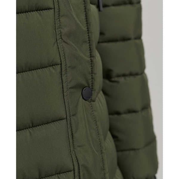 Superdry Jacka Super Long Line Fuji Grönt 8 Kvinna