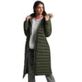 Miniatyrbild 1 av 5: Superdry Jacka Super Long Line Fuji Grönt 8 Kvinna